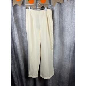 NWT Vero Moda High Waist Wide Leg Pant Sz 4 Birch Color